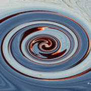 Whirlpool Abstract Poster