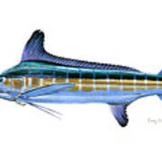 White Marlin Poster