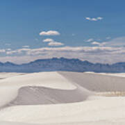 White Sands Dunes Poster