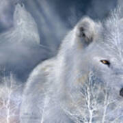 White Wolf Poster