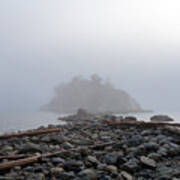 Whytecliff Park In The Fog Poster