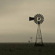 Windmill Perspective Poster