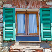 Window Of Umbria Poster