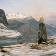 Winter At The Sognefjord Poster