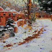 Winter Landscape Of Santa Fe Poster