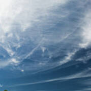 Wispy Clouds Poster