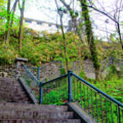 Wissahickon In The Spring - 100 Steps Poster