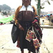 Woman In Chiapas. Poster