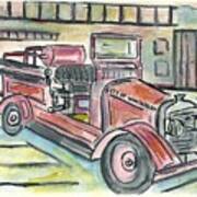 Worthington Fire Engine Poster