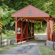 Wright Or Cerl Covered Bridge Poster