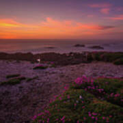 Yachats Sunset- 3 Poster