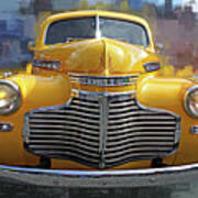 Yellow Chevy Poster