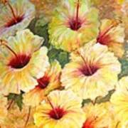 Yellow Hibiscus 3 Painting by Karin Dawn Kelshall- Best - Fine Art America