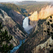 Yellowstone Falls Poster