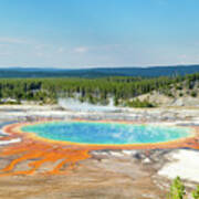 Yellowstone Grand Prismatic Spring Poster
