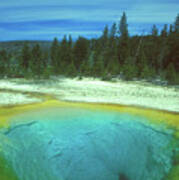 Yellowstone Morning Glory Pool Poster