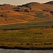 Yellowstone Slough Creek Sunrise Poster