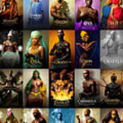 Yoruba African Orishas Poster Poster