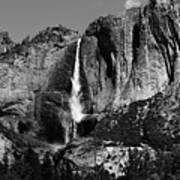 Yosemite Black Falls Poster