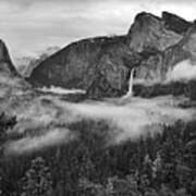 Yosemite Wawona Cloudscape Poster