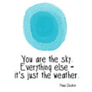 You Are The Sky Poster