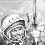 Yuri Gagarin - Cosmonaut 1961 Poster
