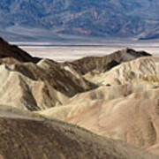 Zabriskie Point, Death Valley, California Poster