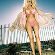 0901 Pink Bikini Supermodel Selena Phillips Las Vegas Cmi Poster