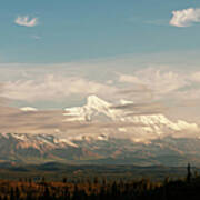 Alaska Range With Mt Foraker #1 Poster