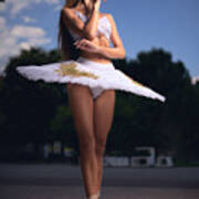 Ballerina On The Street #1 Poster