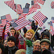 Barack Obama Sworn In As U.s. President #1 Poster