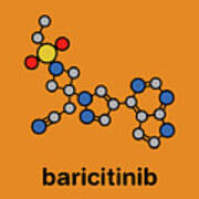 Baricitinib Janus Kinase Inhibitor Drug #1 Poster