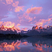 Chile, Patagonia, Torres Del Paine Np #1 Poster