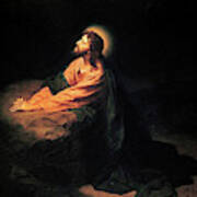 Christ In Gethsemane  #1 Poster