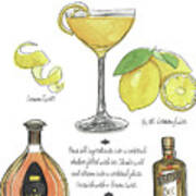 Classic Cocktail - Sidecar #1 Poster