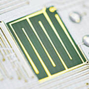 Close-up Of A Circuit Board #1 Poster