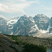 Eiffel Lake And Valley Of The Ten Peaks #1 Poster