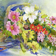 Flower Basket #1 Poster