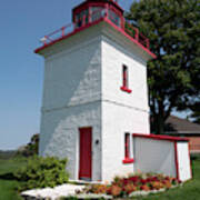 Goderich Lighthouse On Lake Huron Ontario #1 Poster