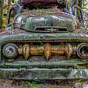 Green Ford Pickup With Massive Grill #1 Poster