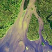 Hugli River, Part Of The Ganges Delta,, Nasa #1 Poster