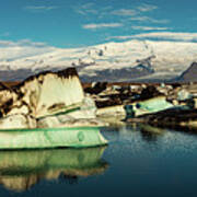 Jokulsarlon Lagoon, Iceland #1 Poster