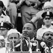 Martin Luther King Giving Dream Speech #1 Poster