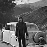 Neil Young And His Classic Car #1 Poster