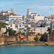 Old San Juan, Puerto Rico Cityscape #1 Poster