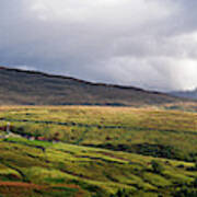 Panorama Of Glen Roy In The Highlands Of Scotland #1 Poster