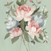 Pastel Bouquet I #1 Poster