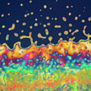 Phase Transition In Liquid Crystal #1 Poster