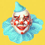 Portrait Of A Clown #1 Poster