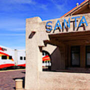 Santa Fe Railway Station #1 Poster